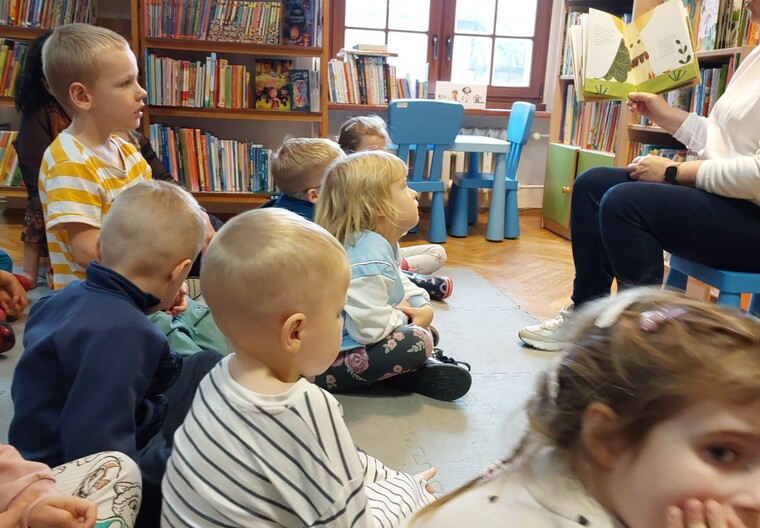 Wizyta Motylków w Bibliotece Dziecięcej
