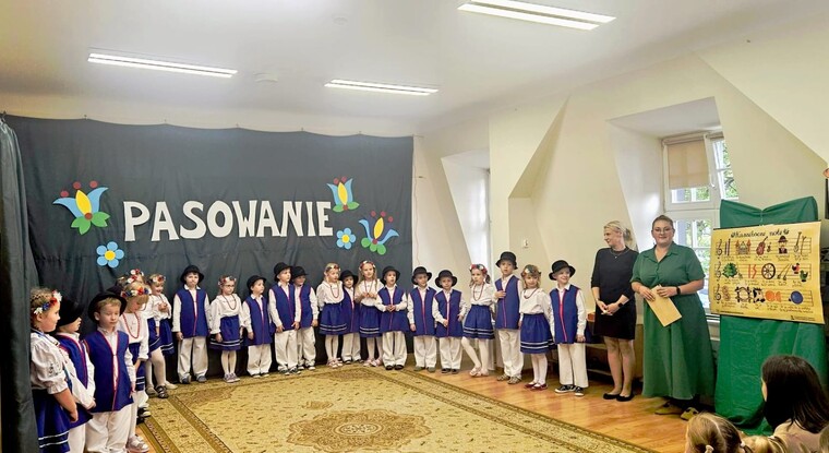 Pasowanie na Starszaka w grupie Tygryski