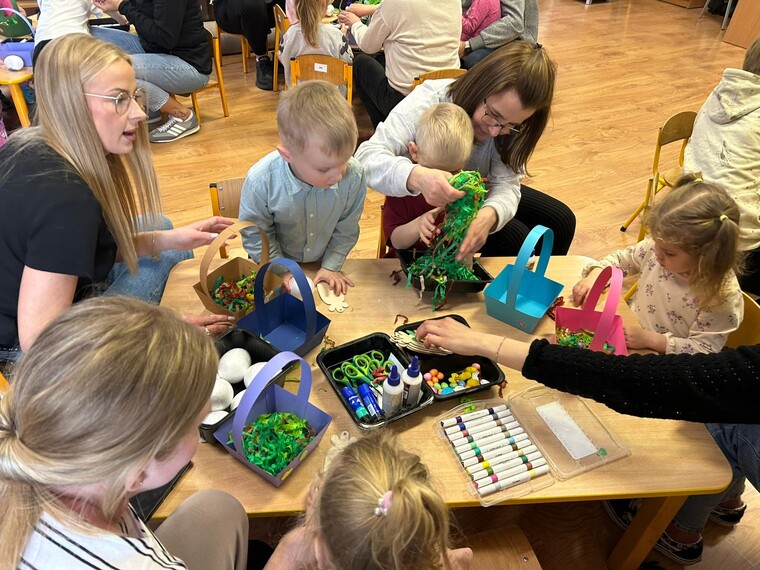 Wielkanocne warsztaty w grupie „Misiaków”